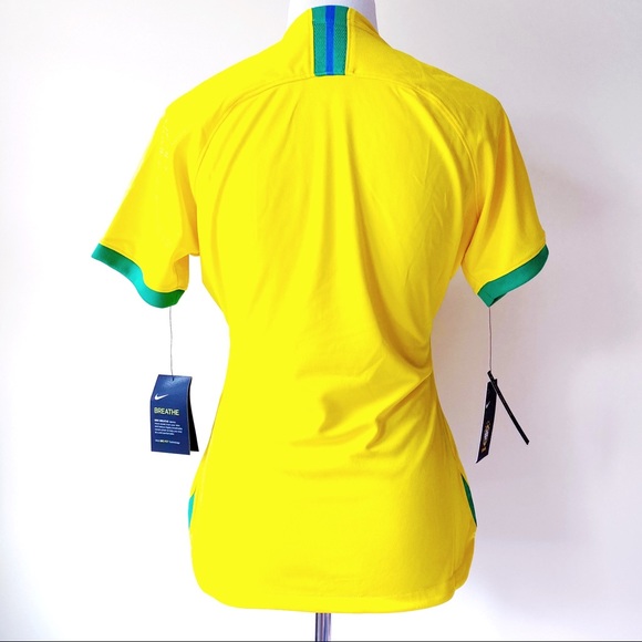 🆕 Nike Brazil Brasil Womens Home Soccer Jersey - Picture 6 of 10